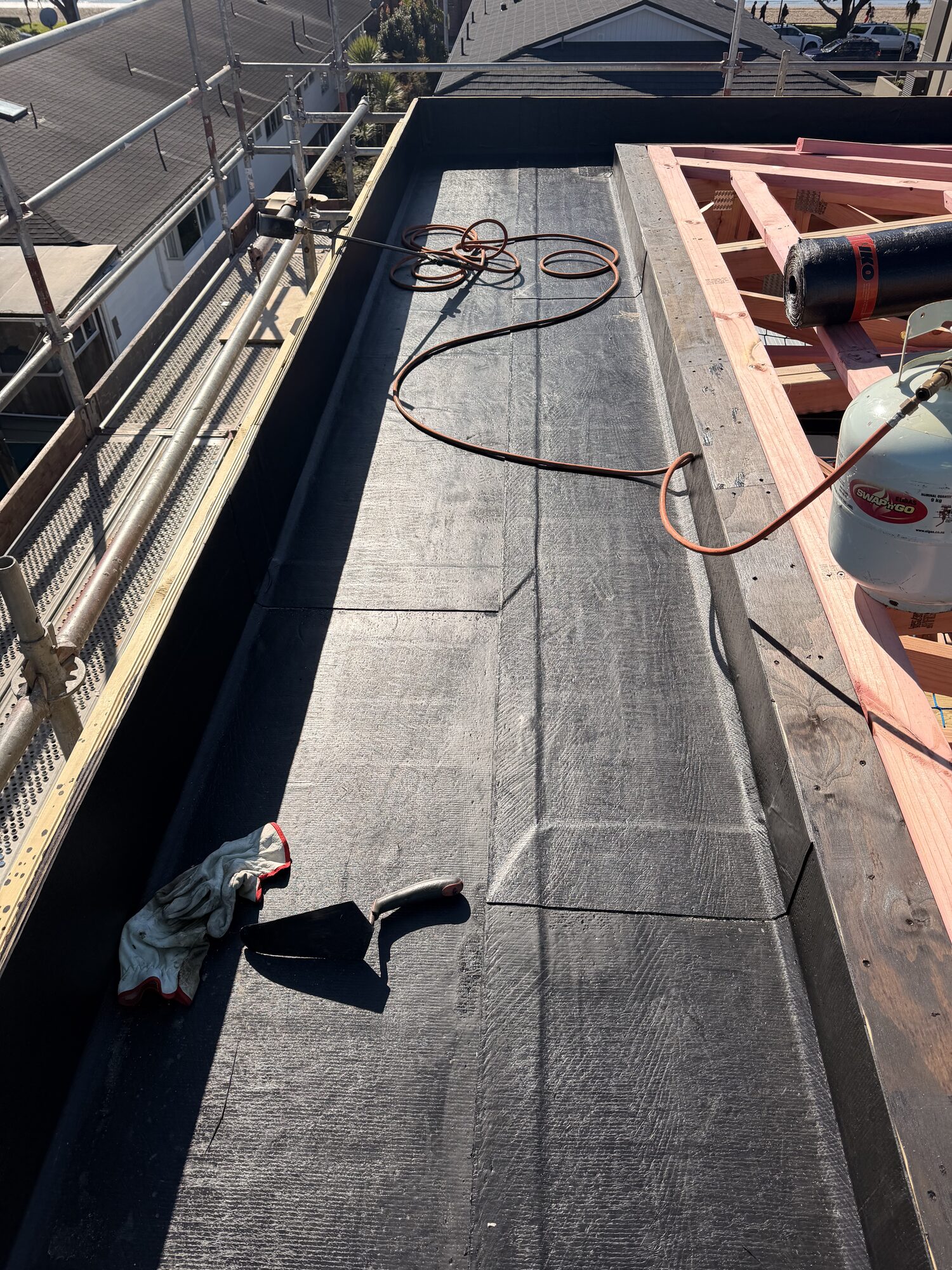 150m² Torch-On Internal Gutters, Kohimarama
