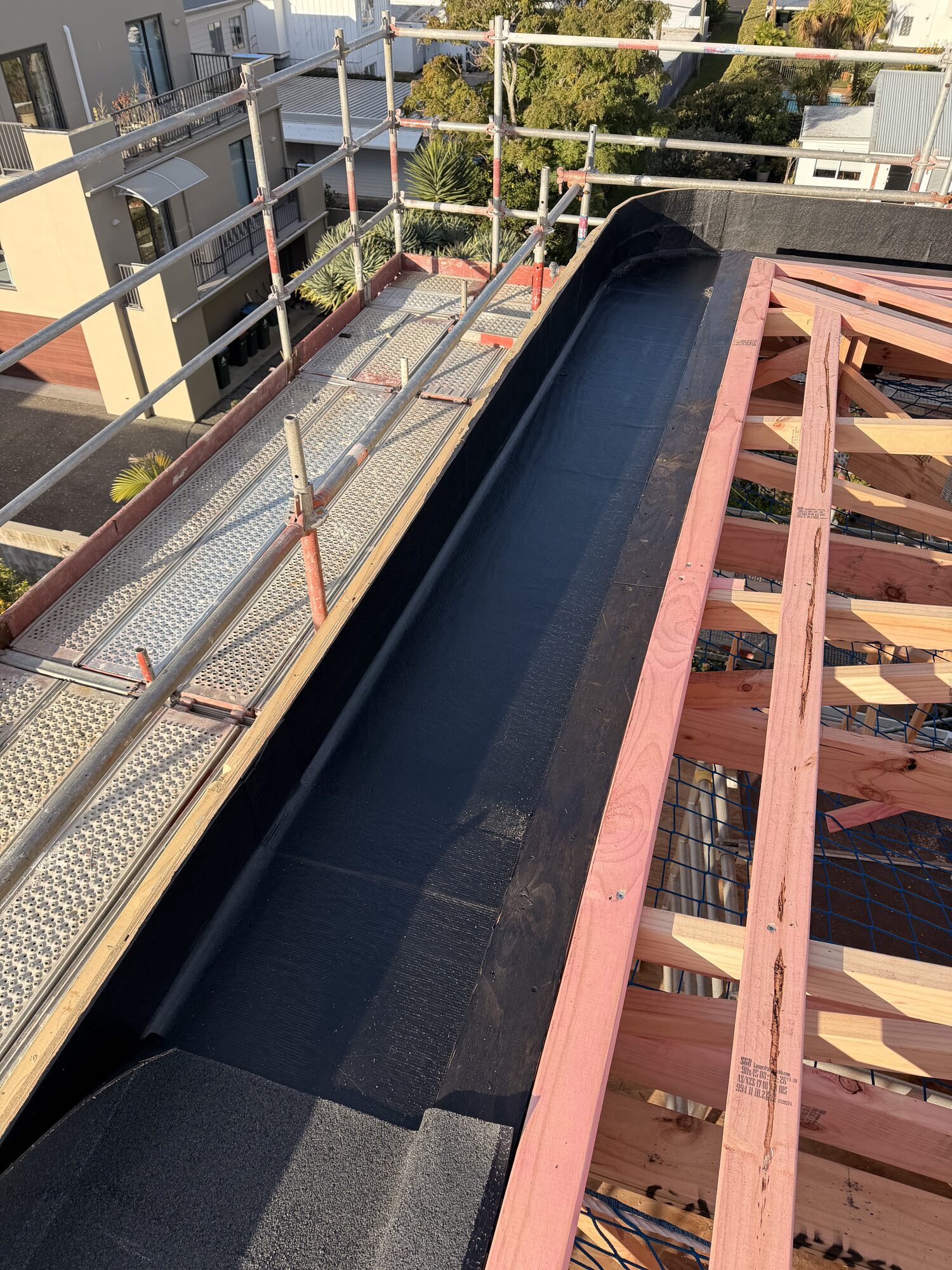 150m² Torch-On Internal Gutters, Kohimarama