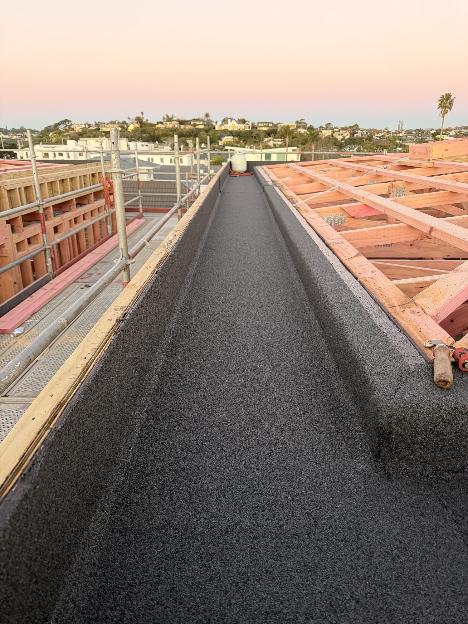 150m² Torch-On Internal Gutters, Kohimarama