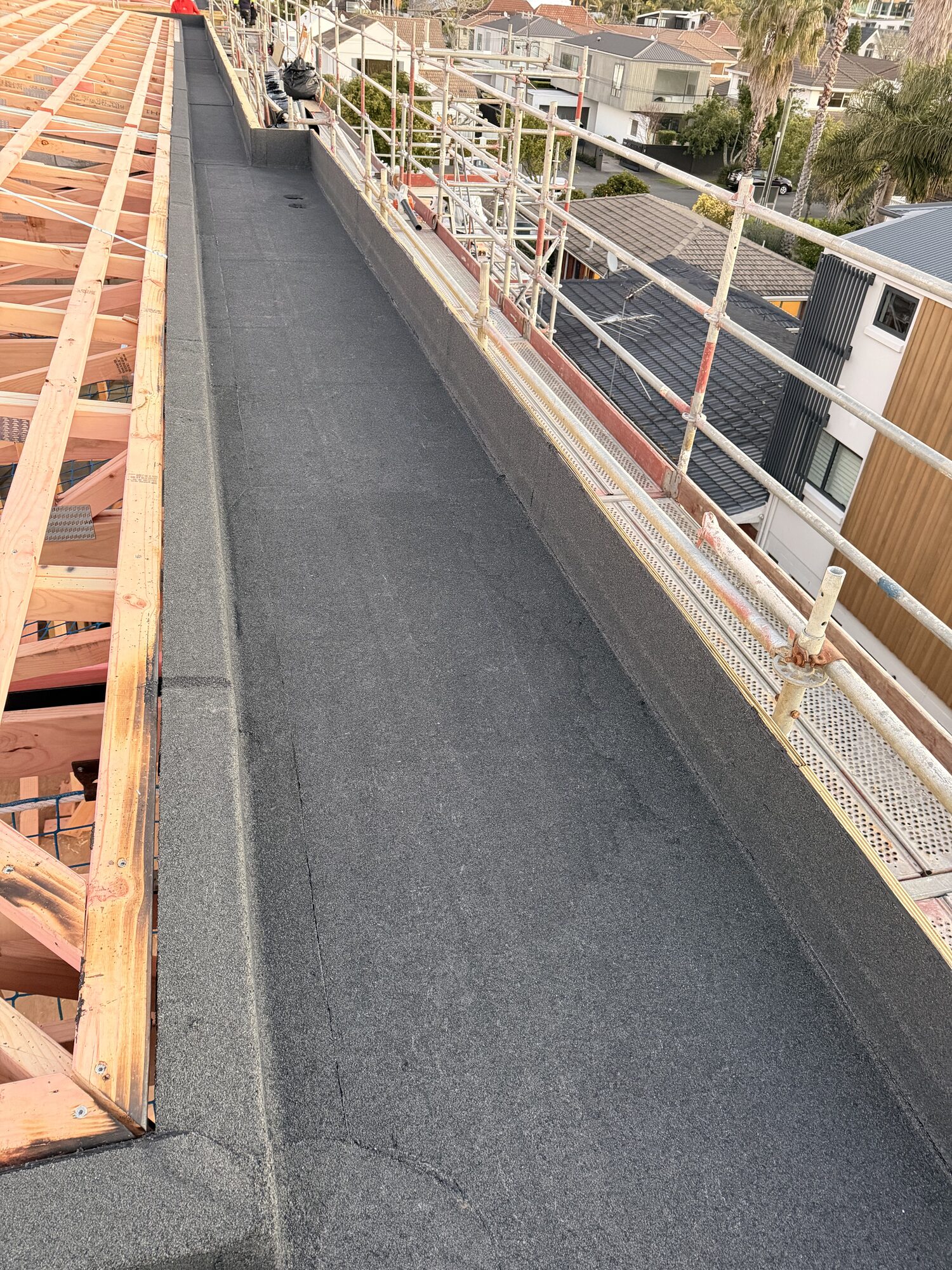 150m² Torch-On Internal Gutters, Kohimarama