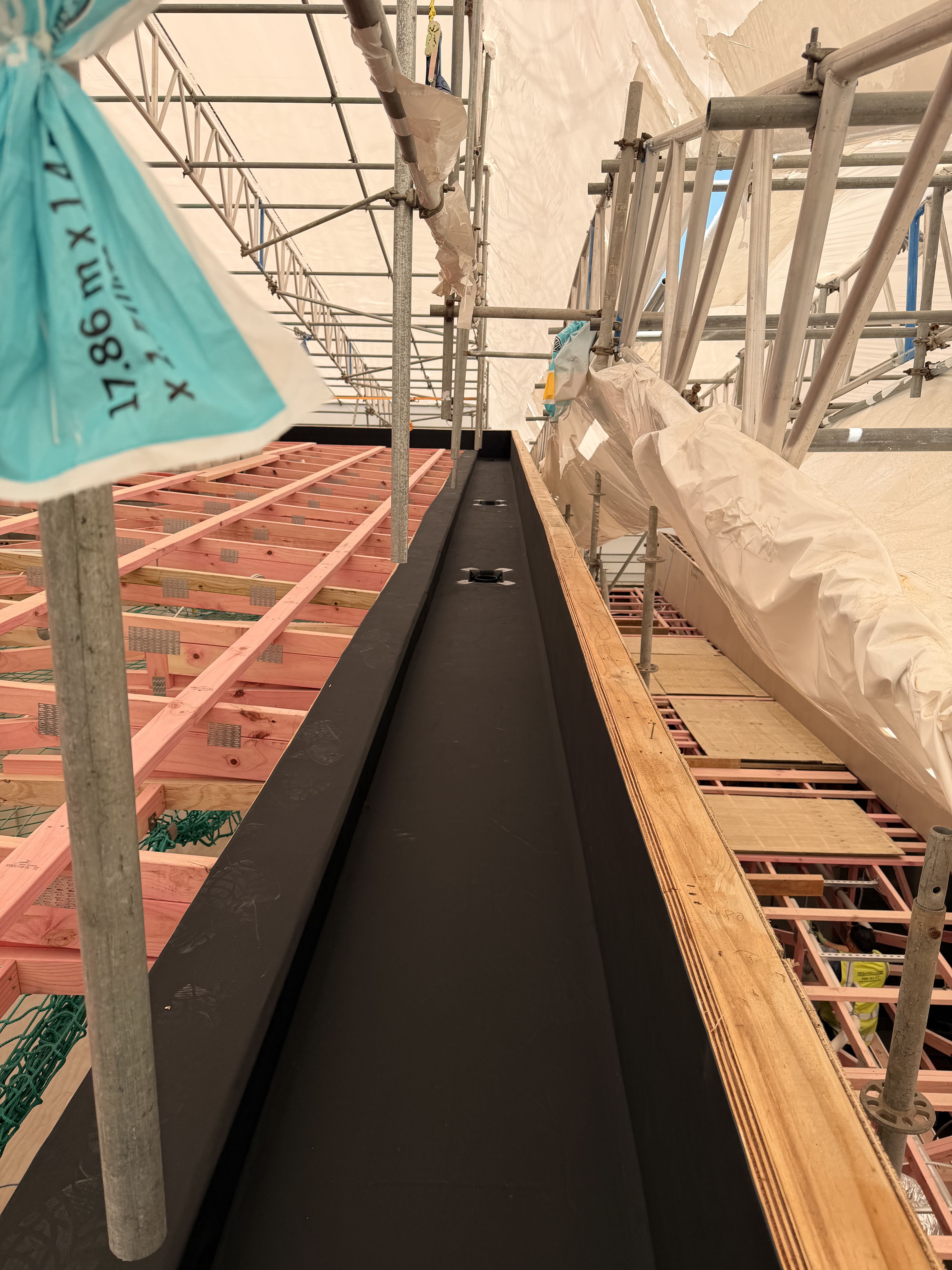 Coastal waterproofing project in Whangaparaoa Auckland