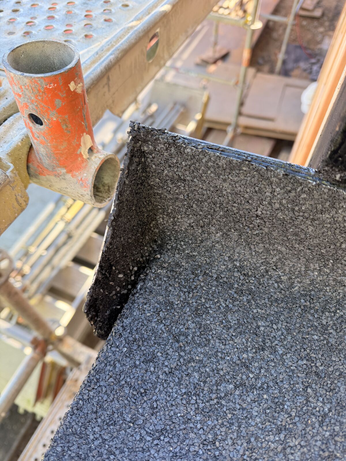 Torch-on roof waterproofing Manukau — Nuraply 3PM membrane on new build flat roof