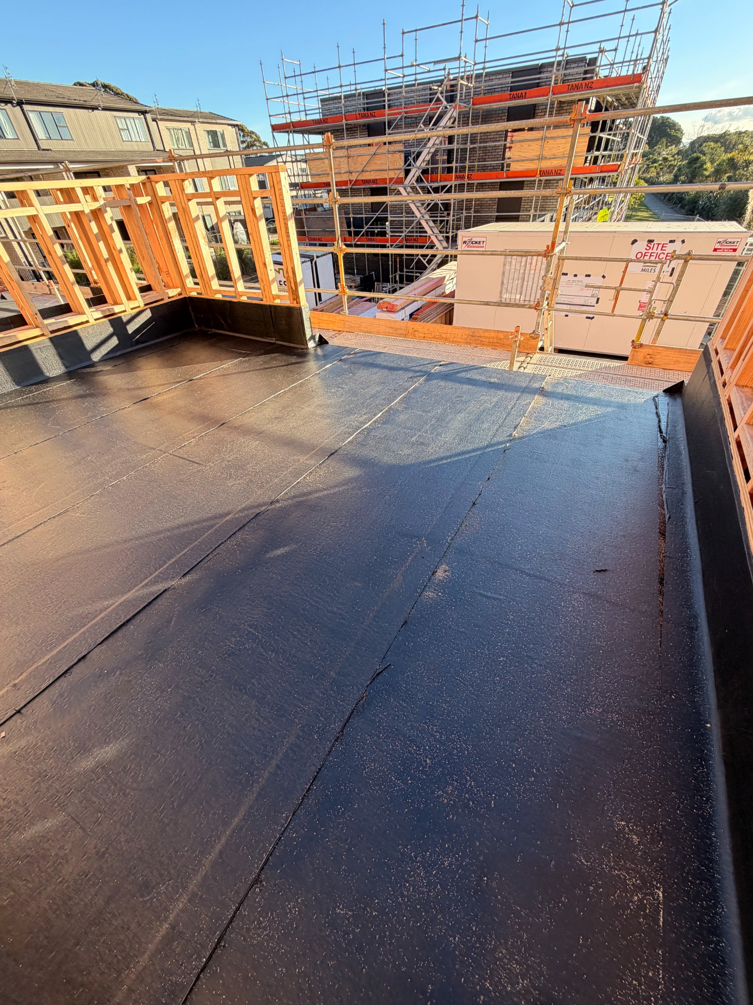 Deck waterproofing membrane system installed in Auckland