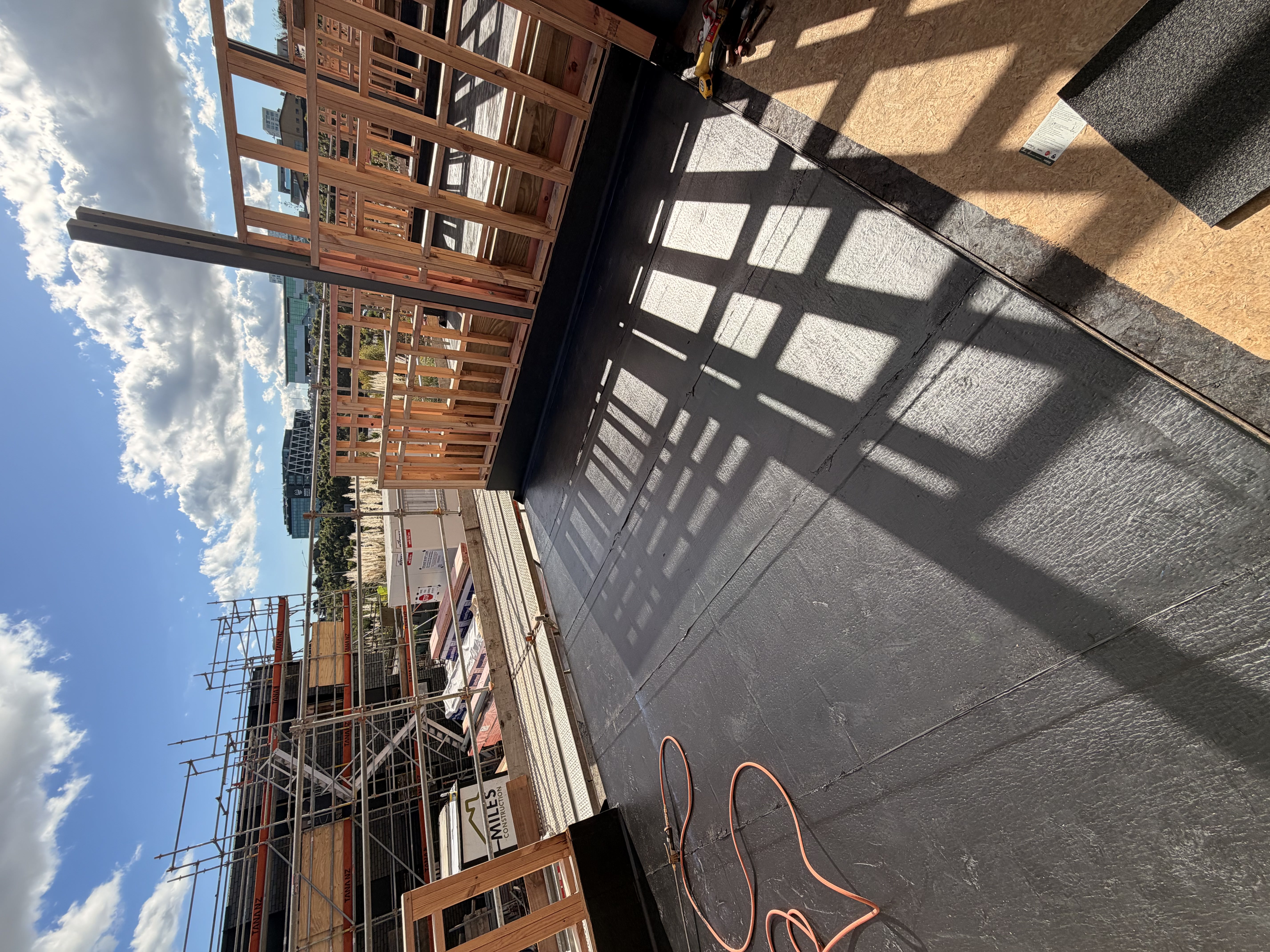 Commercial waterproofing membrane installation in New Zealand