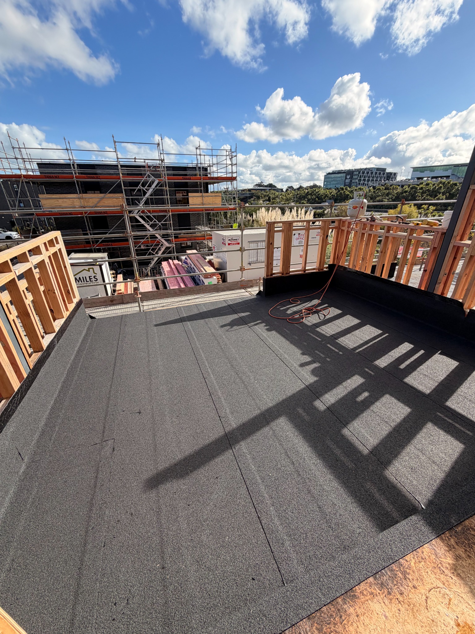 Waterproofing membrane detail using Nuraply 3PM system