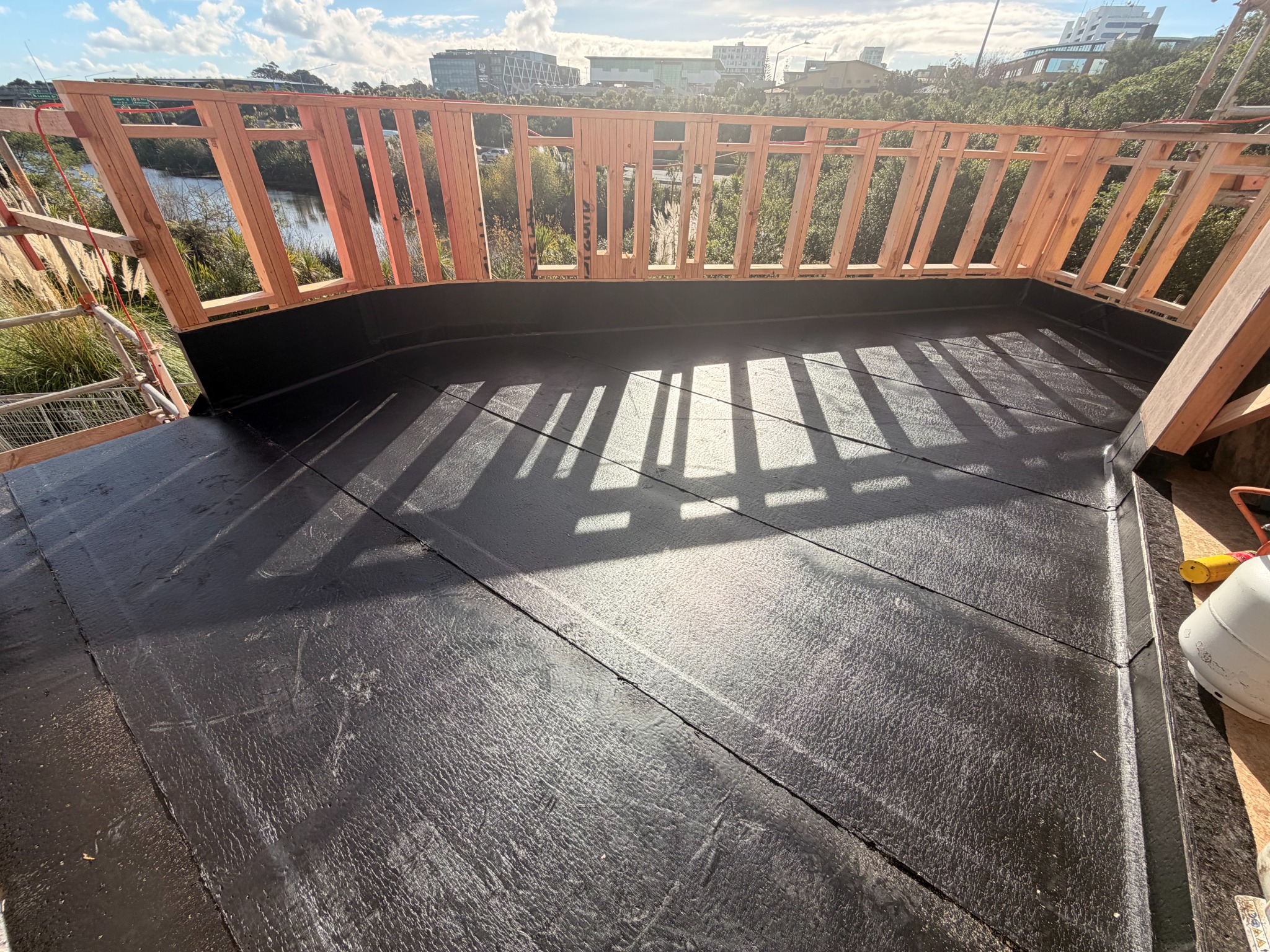 Balcony waterproofing membrane system installed by Your Subbie
