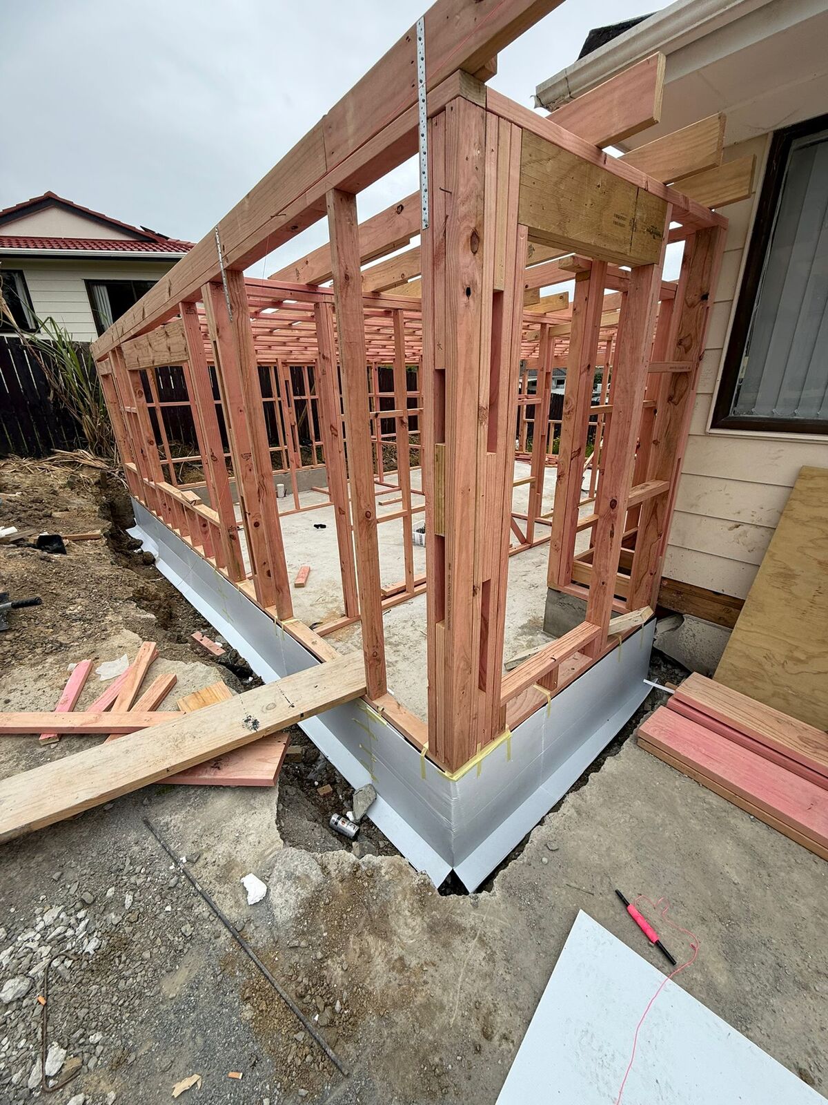Tanking membrane waterproofing project Auckland - 3