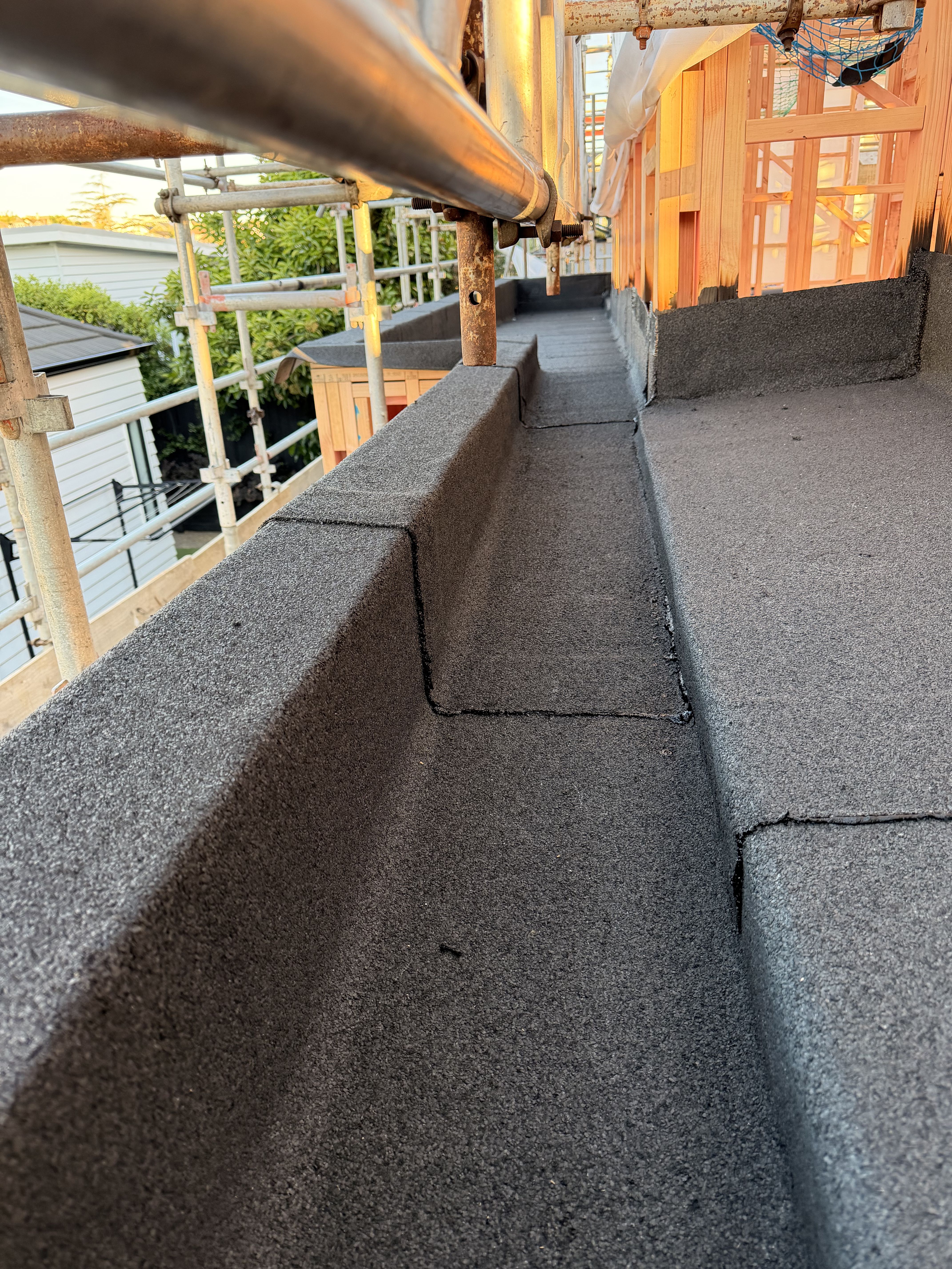Roof waterproofing repair Auckland - new membrane application