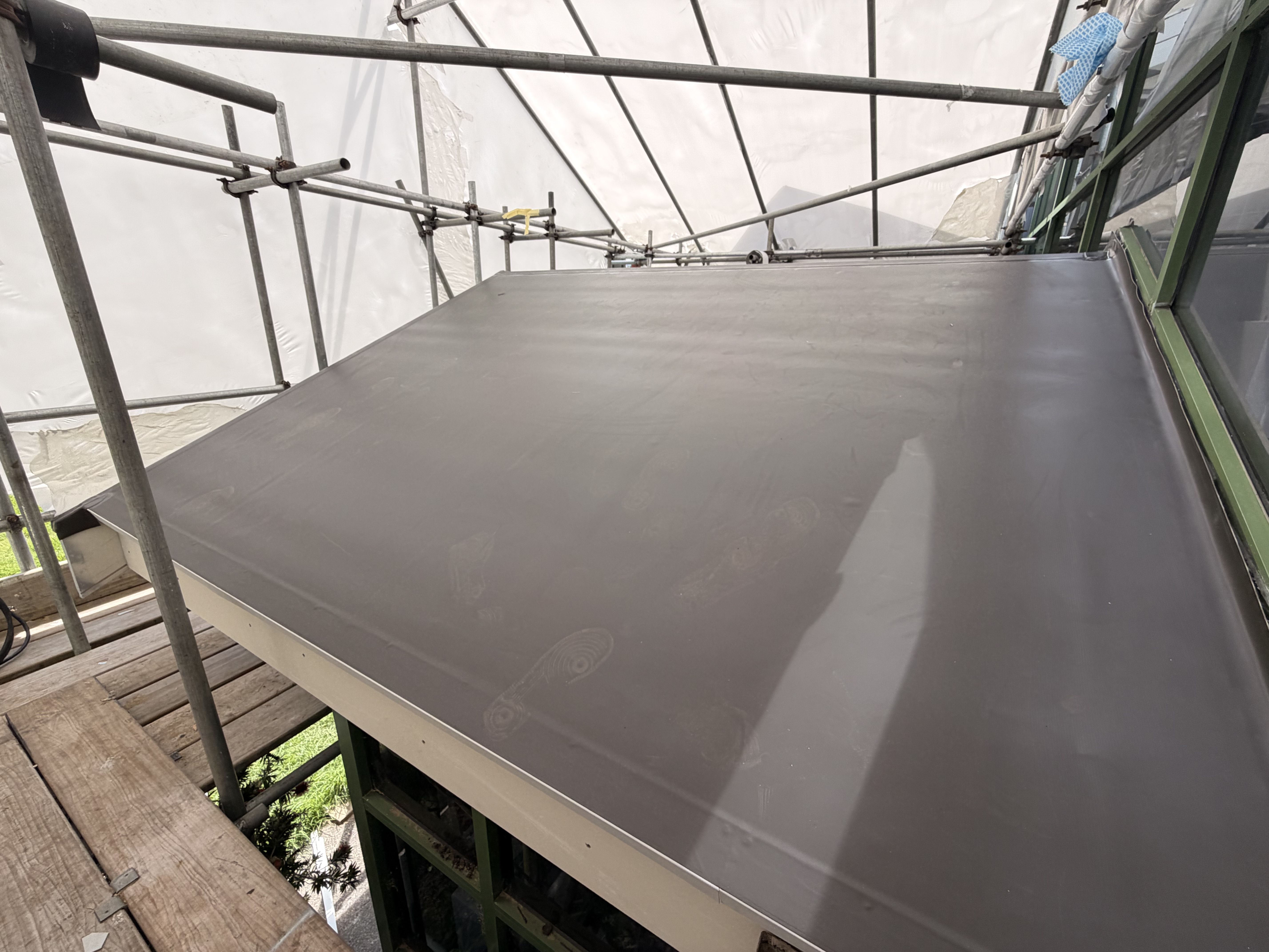 TPO waterproofing project Auckland - edge detailing